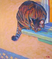 Taos Cat painting
