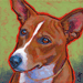 basenji painting