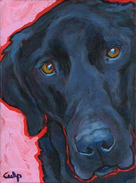 dog painting