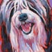 tibetan terrier dog painting